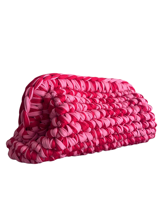 CLUTCH BAG RED-PINK