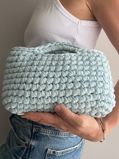 BASKET BAG SKY BLUE