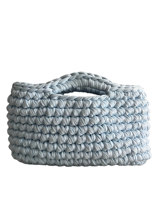 BASKET BAG SKY BLUE