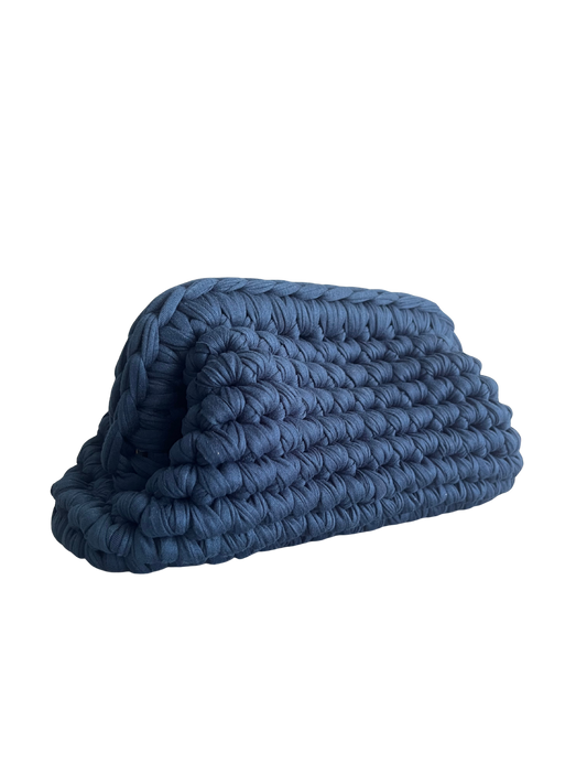 CLUTCH BAG DEEP BLUE
