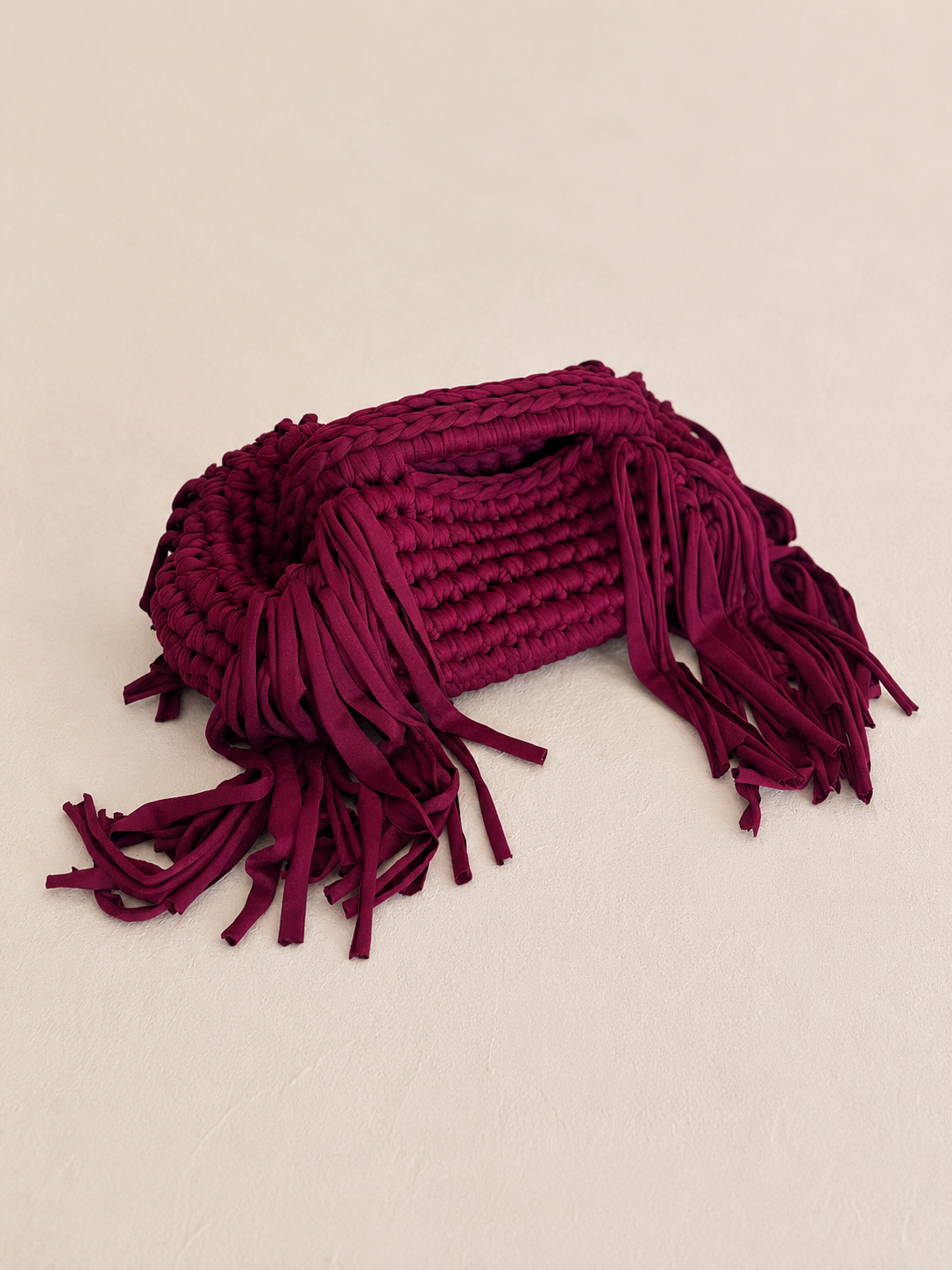 The Iconic Fringe Crochet Clutch Bag -  Made to Order