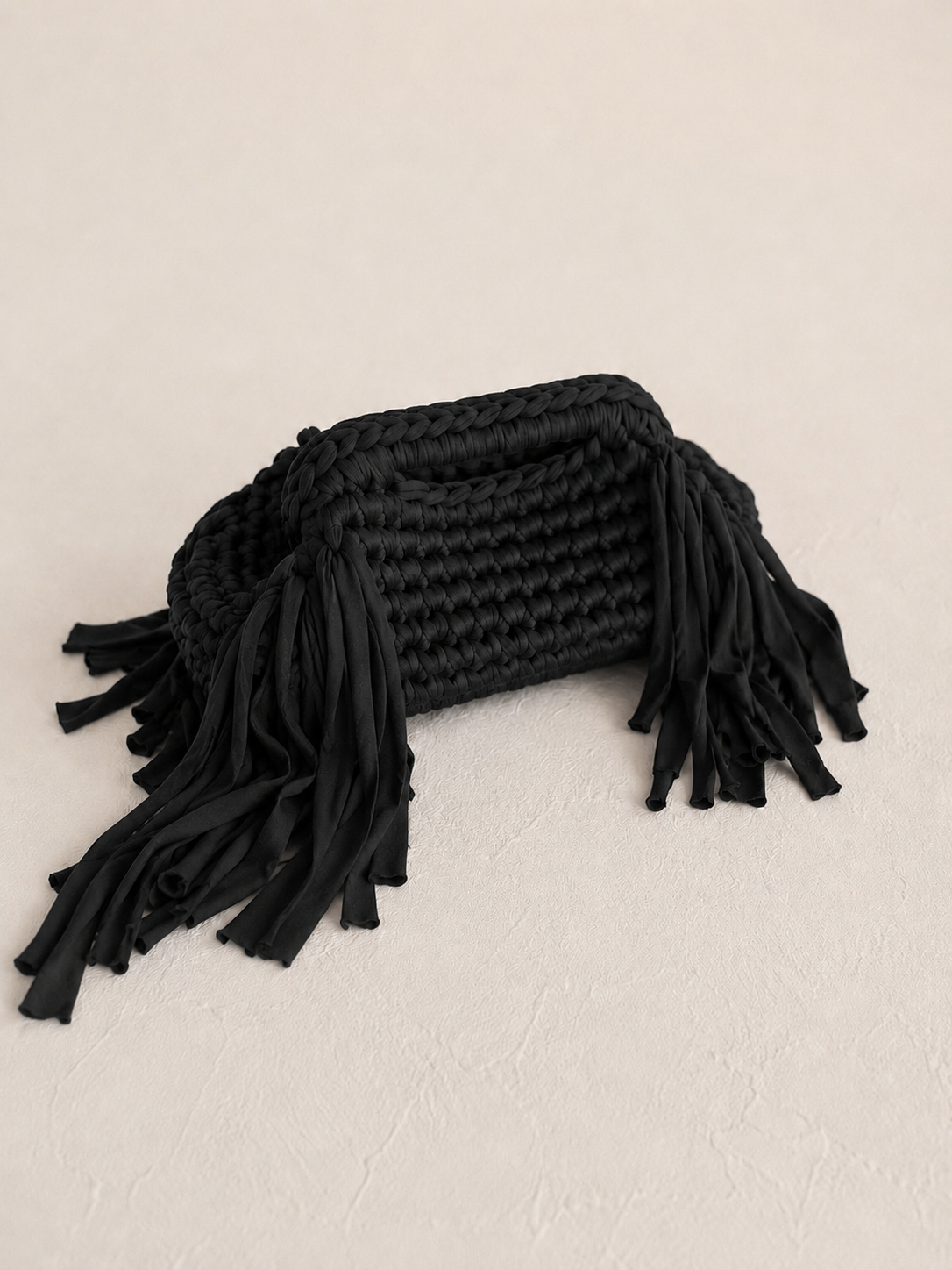 The Iconic Fringe Crochet Clutch Bag -  Made to Order