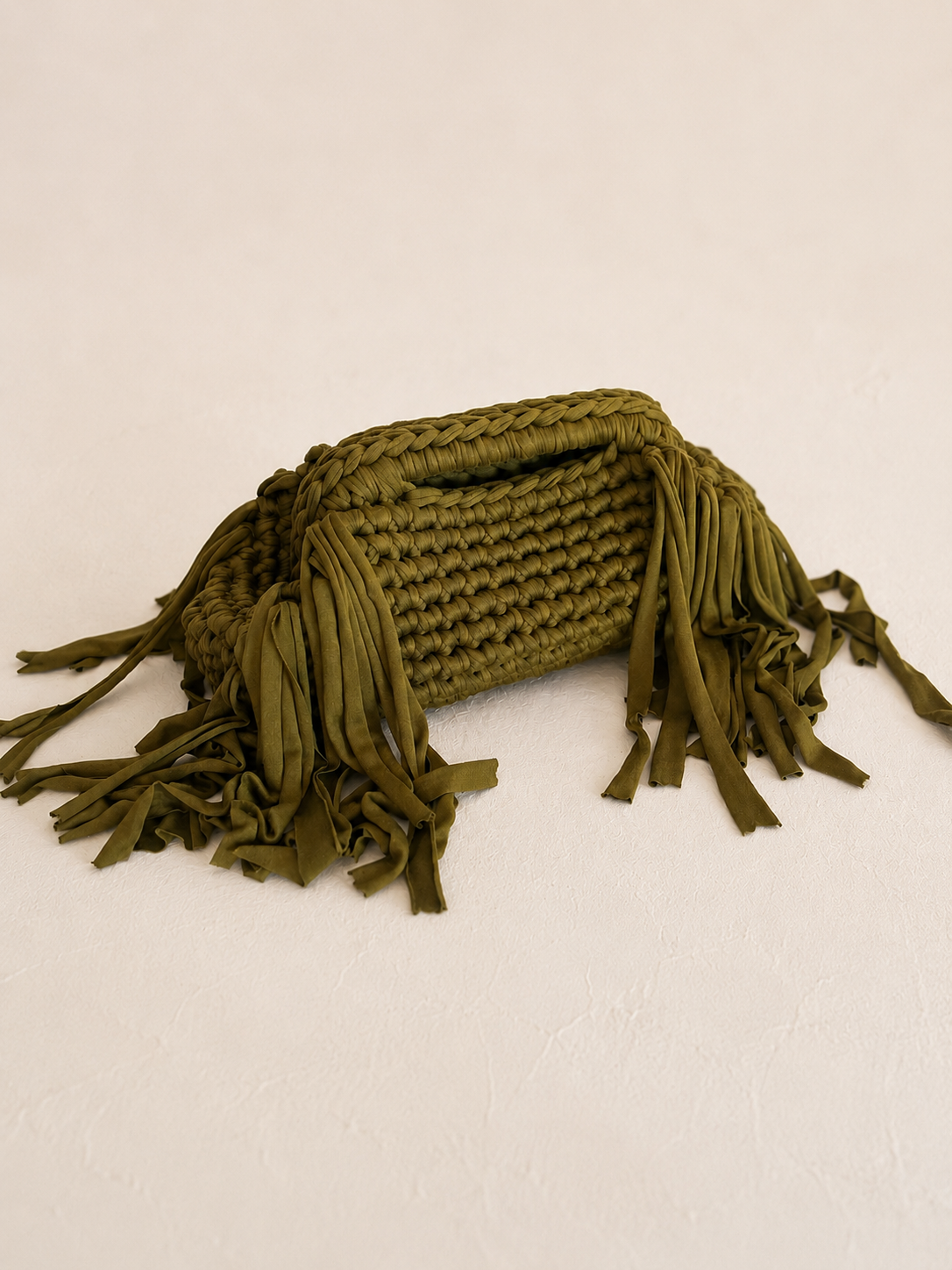 The Iconic Fringe Crochet Clutch Bag -  Made to Order