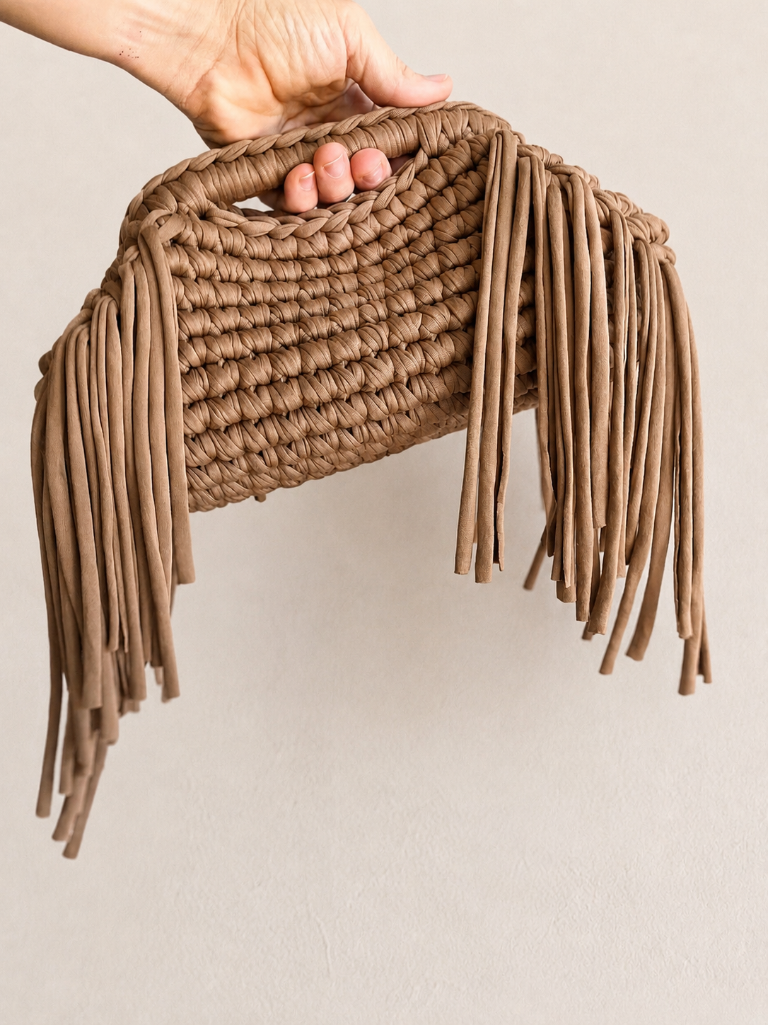 The Iconic Fringe Crochet Clutch Bag -  Made to Order
