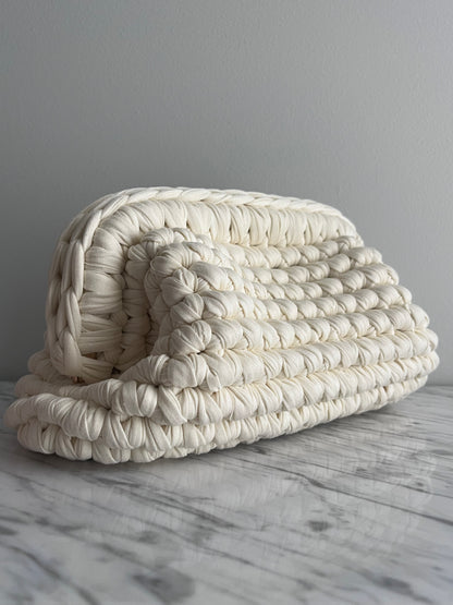 CLUTCH BAG MILKY WHITE