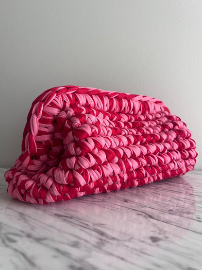 CLUTCH BAG RED-PINK