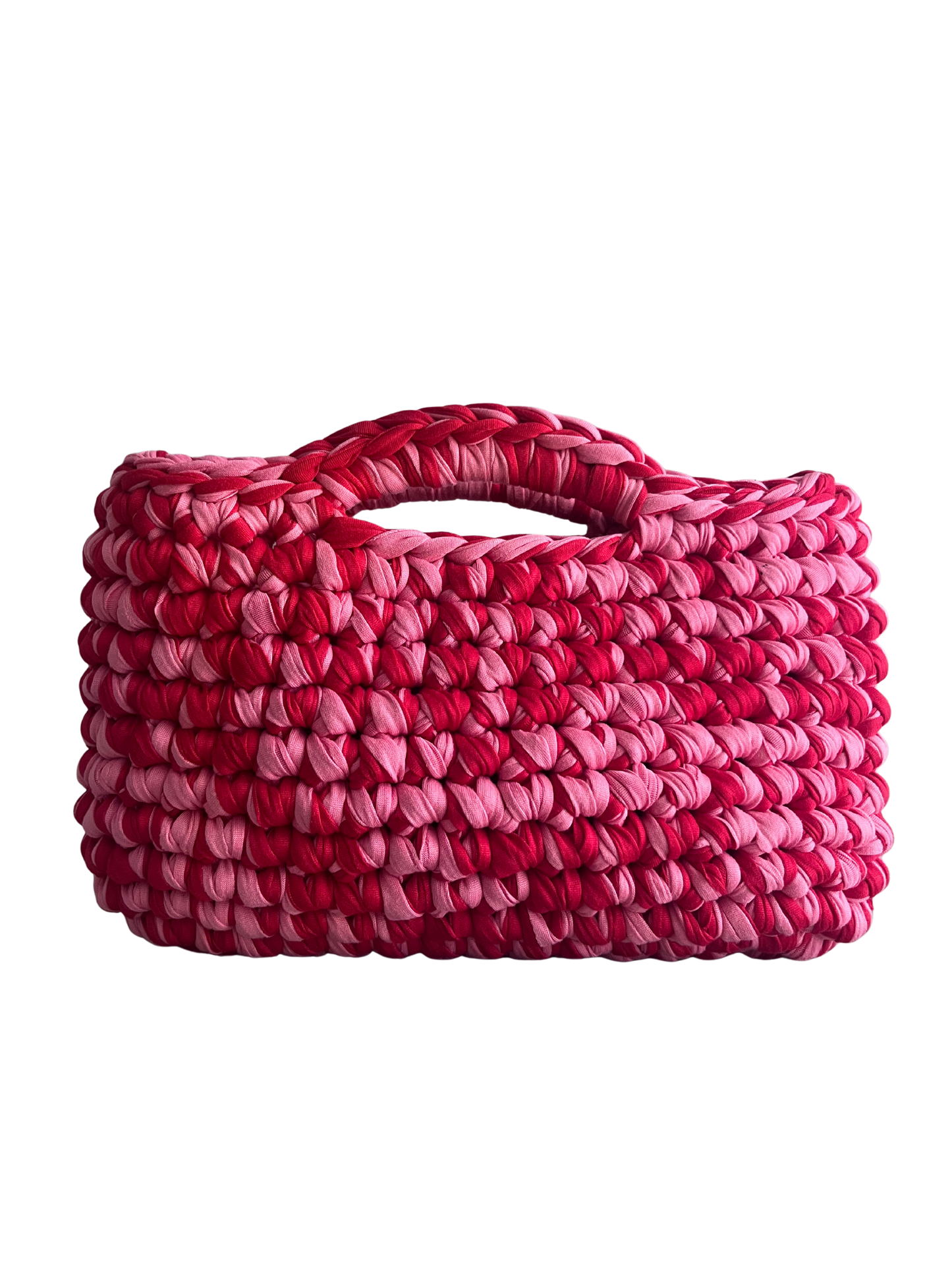 BASKET BAG RED-PINK